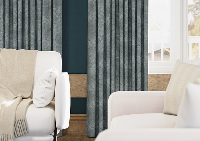 Florence Faux Suede, Mid Grey - Made to Measure Curtains - Image 5